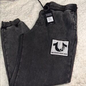 True Religion  Dark Gray Joggers